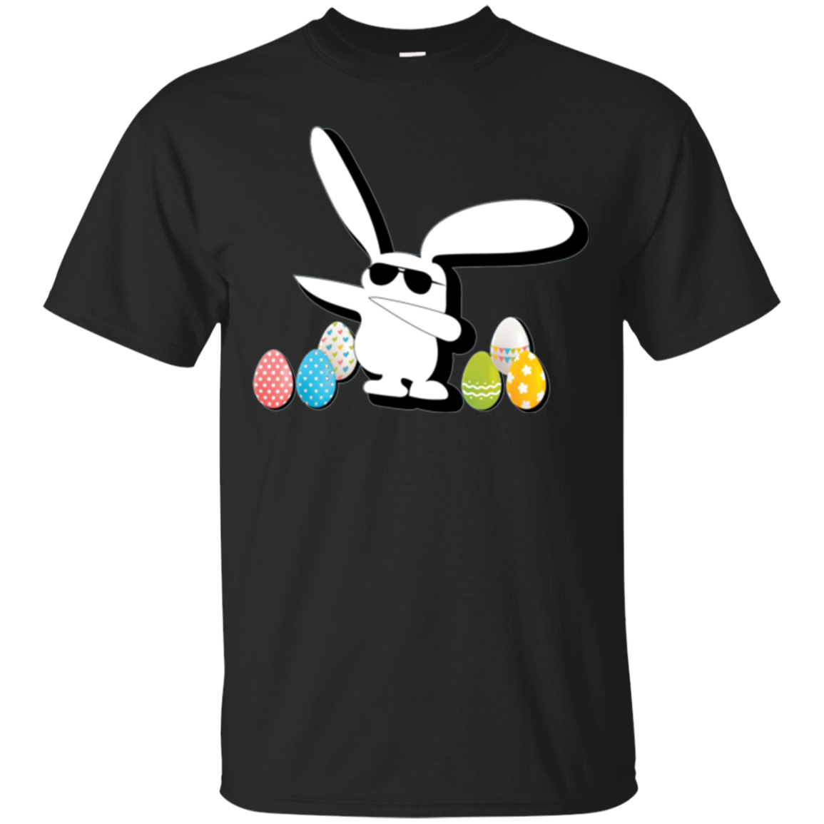 Cool Dabbing Rabbit Winner Easter Egg Hunt T-shirt