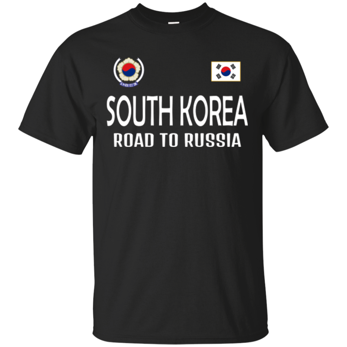 South Korea Road To Russia T-shirt Soccer