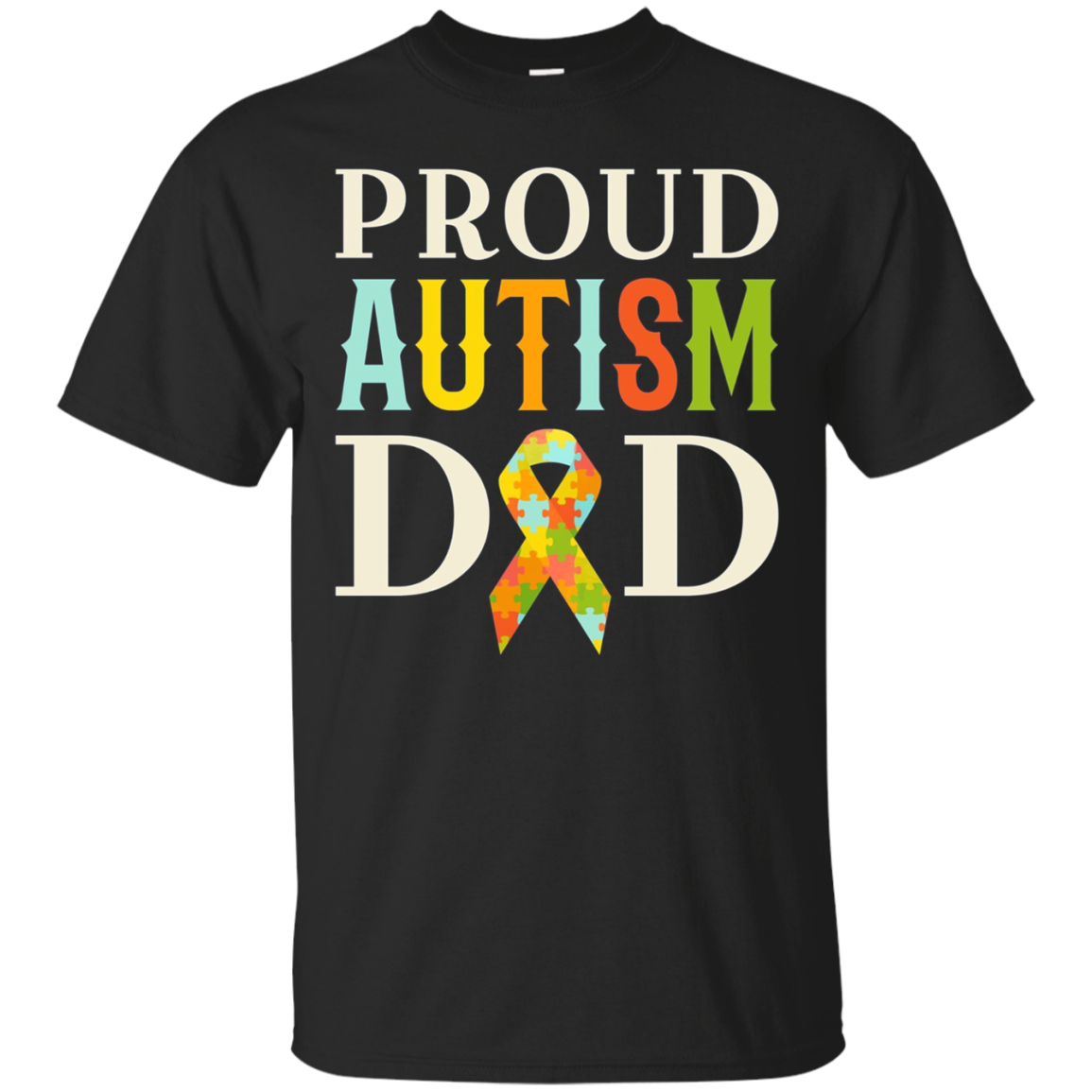Proud Autism Dad Shirt - S Autism Awareness Tshirt