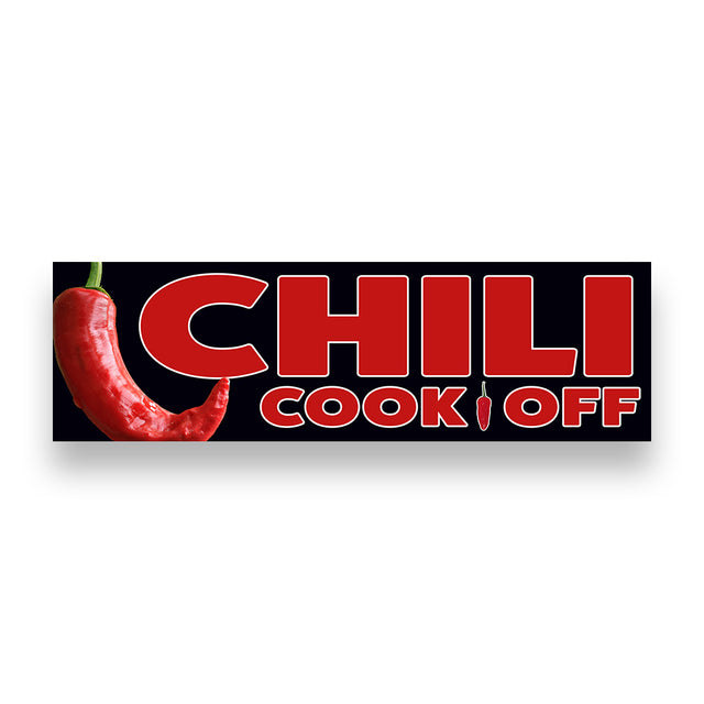 CHILI COOK OFF Vinyl Banner (Size Options) – Vista Flags