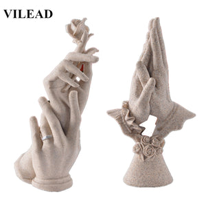 Hand in Hand Figurines Wedding Decoration Anniversary Souvenirs Statuettes Creative Gifts for Wife Girlfriend Home Decor