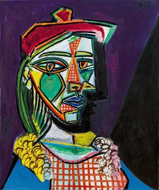 Picasso Painting of a Lover in a Beret
