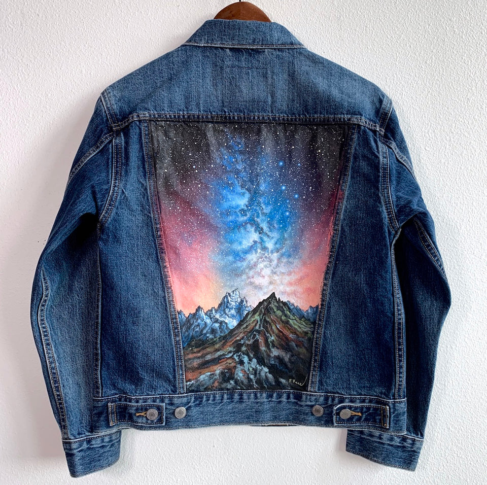 jean jacket paintings