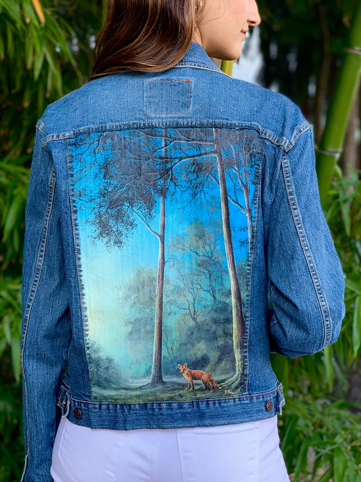 Original Levi's Painted Jean Jacket-Women's Size Large – ColorByFeliks