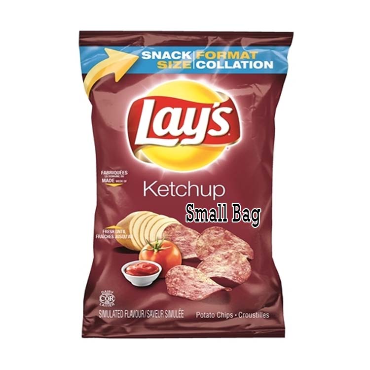 Small Snack Sized Lays Ketchup Potato Chips Bag Keenan