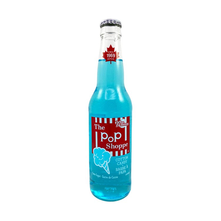 The Pop Shoppe Cotton Candy Soda 355mL/12oz Bottle | Keenan