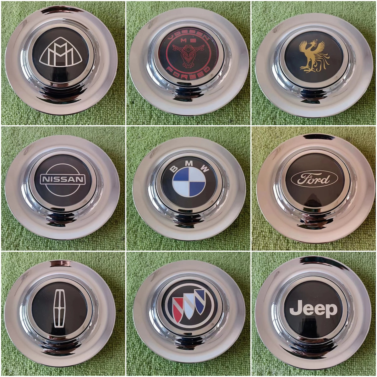 Custom Wheel Center Caps with Your Logo or Branding