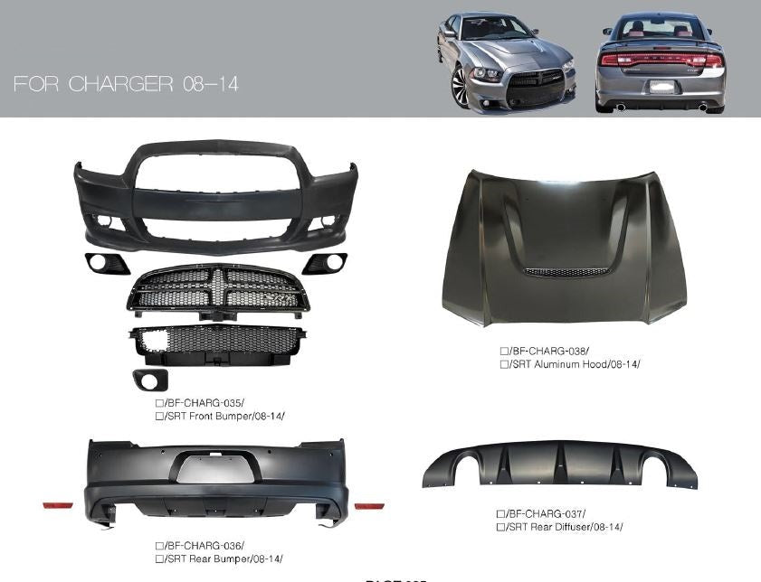 Dodge Charger 2008 - 2014 SRT Body Kit – Forza Performance Group