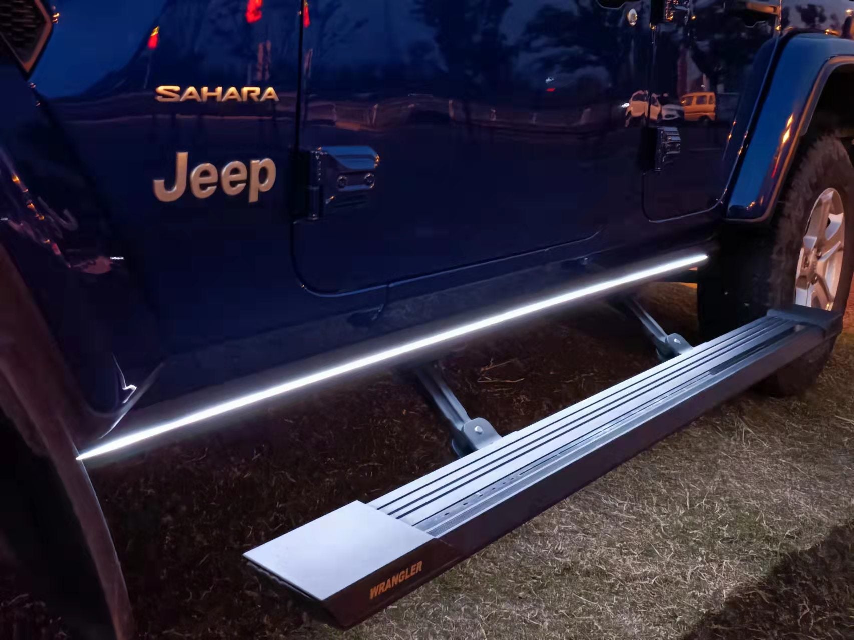 Side step running boards nerf bars with LED for Jeep Wrangler JL 2018+ –  Forza Performance Group