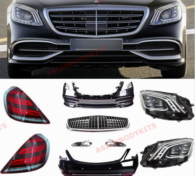 S-Class W222 Body Kit 2014 - 2022 Rear Diffuser Front Lip – Forza  Performance Group