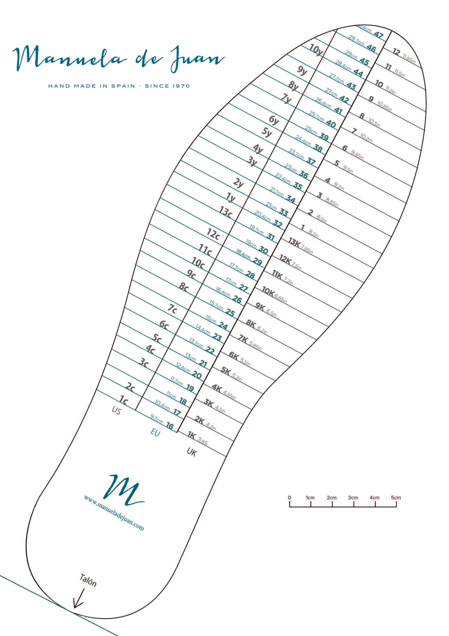 Manuela De Juan Size Guide