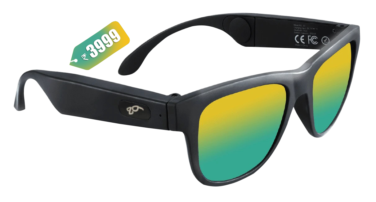 EIMELI Polarized Smart Sunglasses Bluetooth Earphones IP7 Waterproof  Wireless Music Headphone Headset Audio For Men And Women (Black) -  Walmart.com