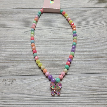 Butterfly stretchy necklace