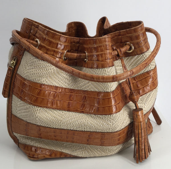 brahmin bucket bag