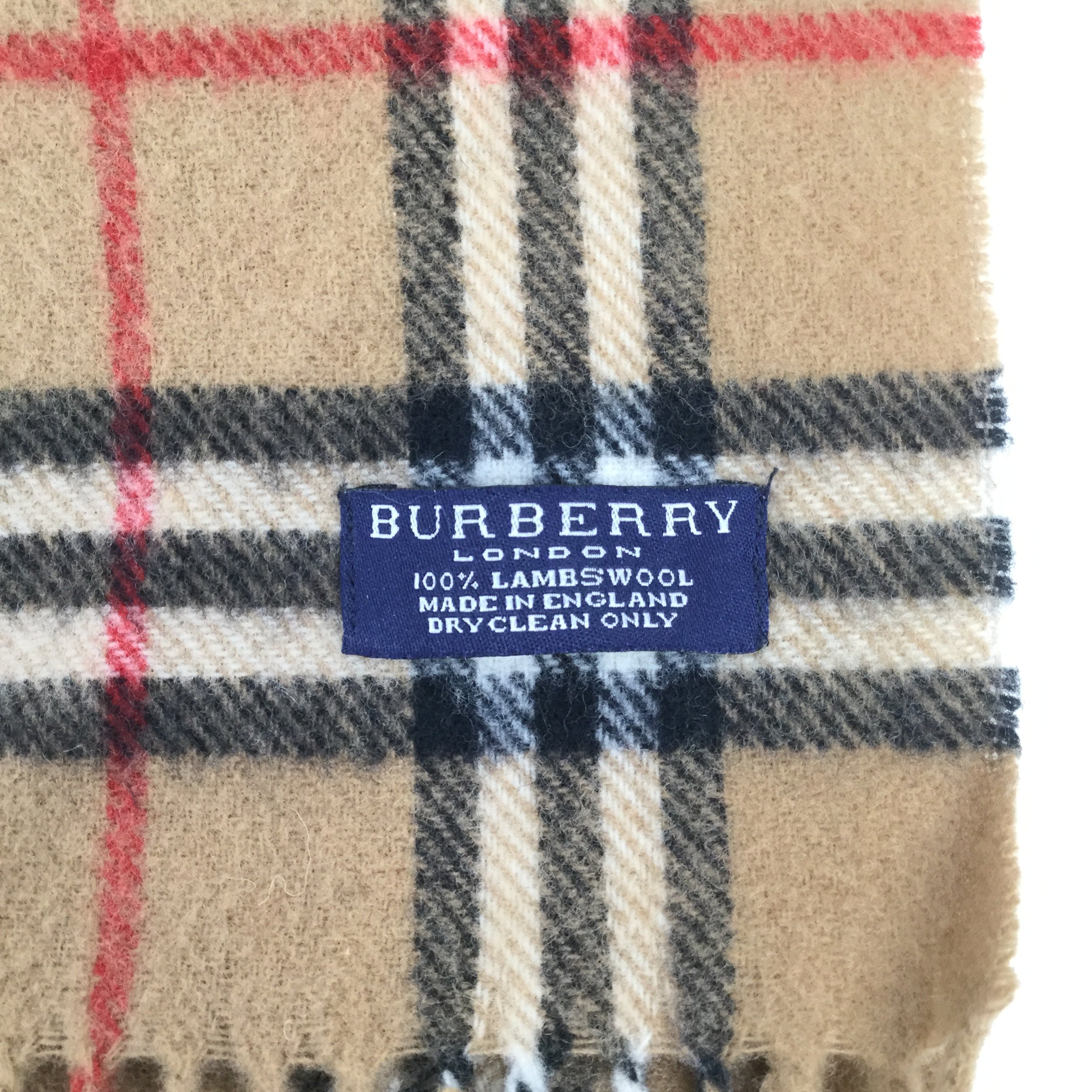 burberrys of london 100 lambswool scarf