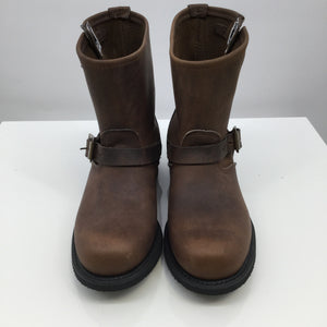 frye brown ankle boots