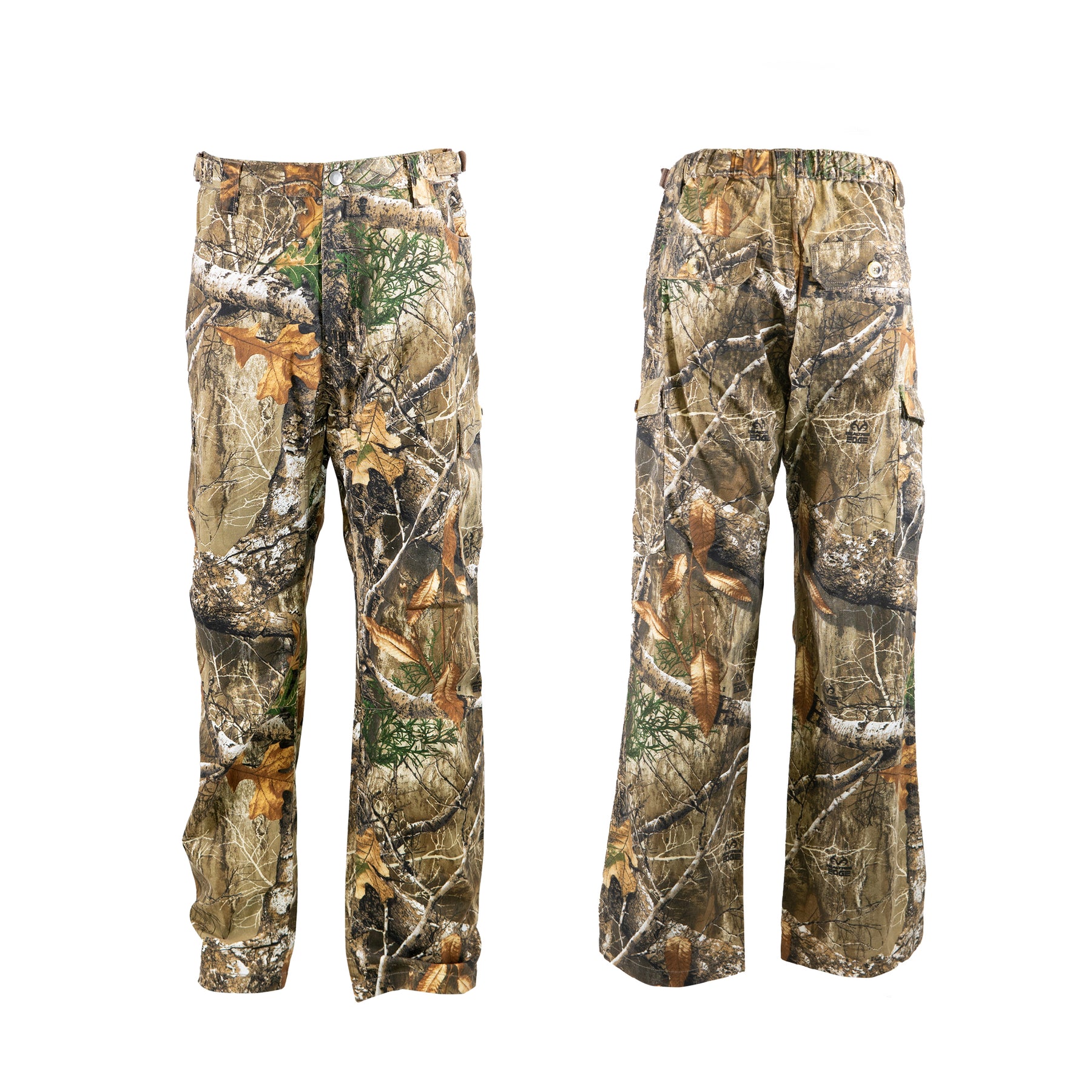 Huntshield Men's Waterproof Windproof Pull-on Rain Pants for  Hunting/Hiking, Camo