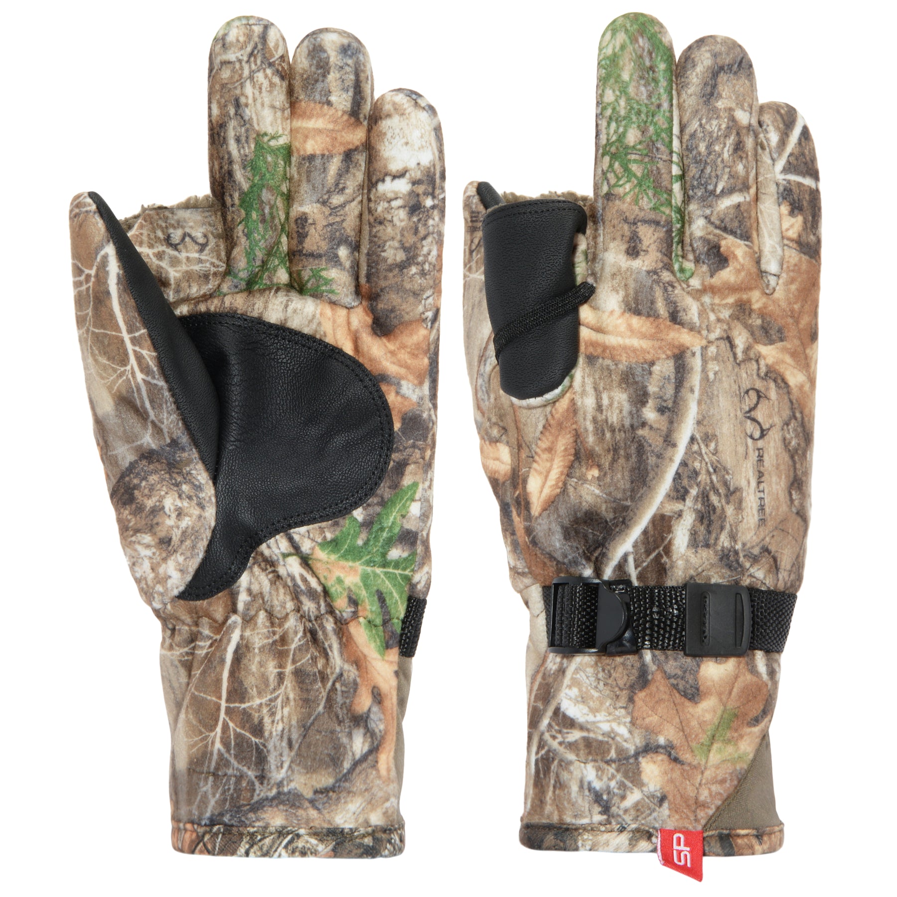 Non-Typical MST Windstopper Fleece Camo Shooter's Gloves Realtree Edge / Medium