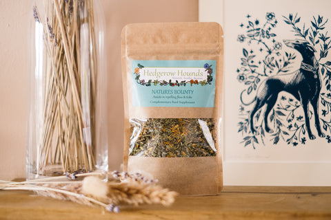 A Natural Flea and Tick Remedy from Hedgerow Hounds Available at Collar Club