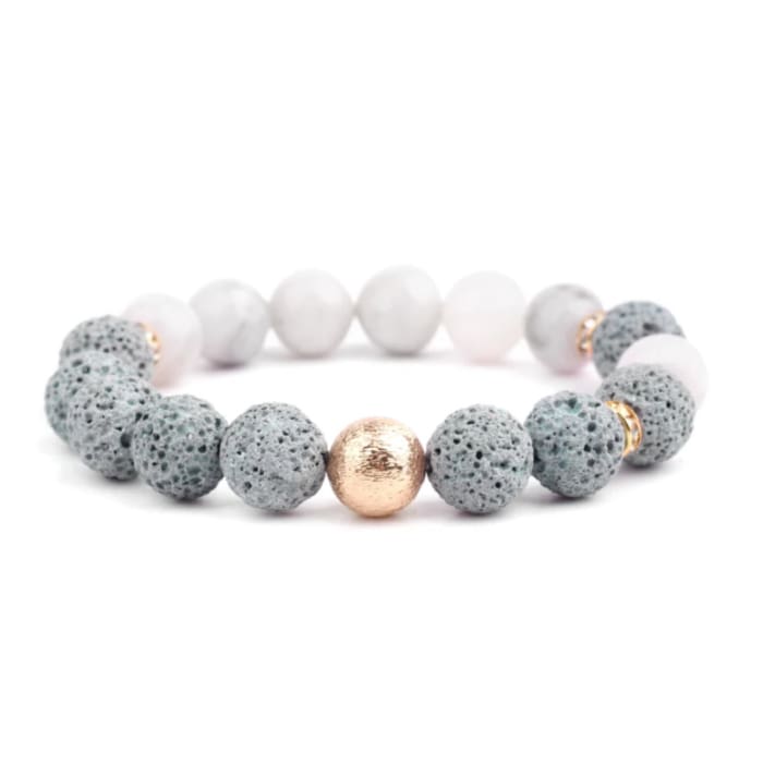 amazonite essential oil diffuser bracelet