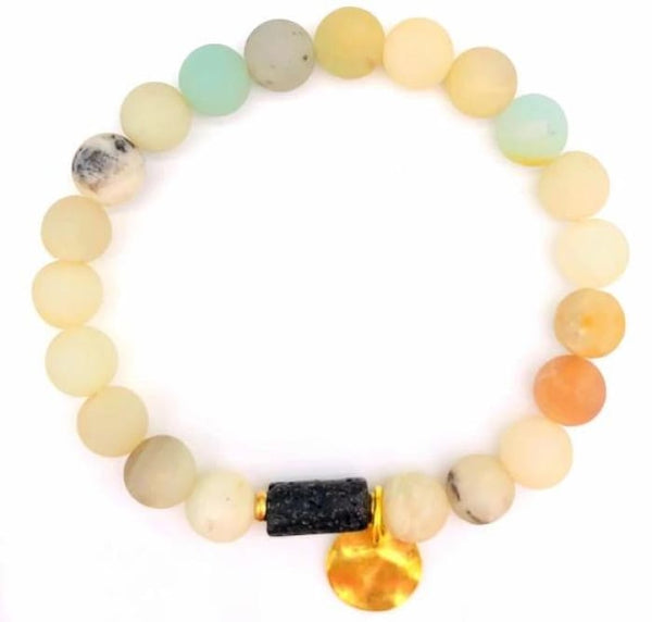 Sun Goddess Lava Stone Essential Oil Bracelet Light - Fuze Body