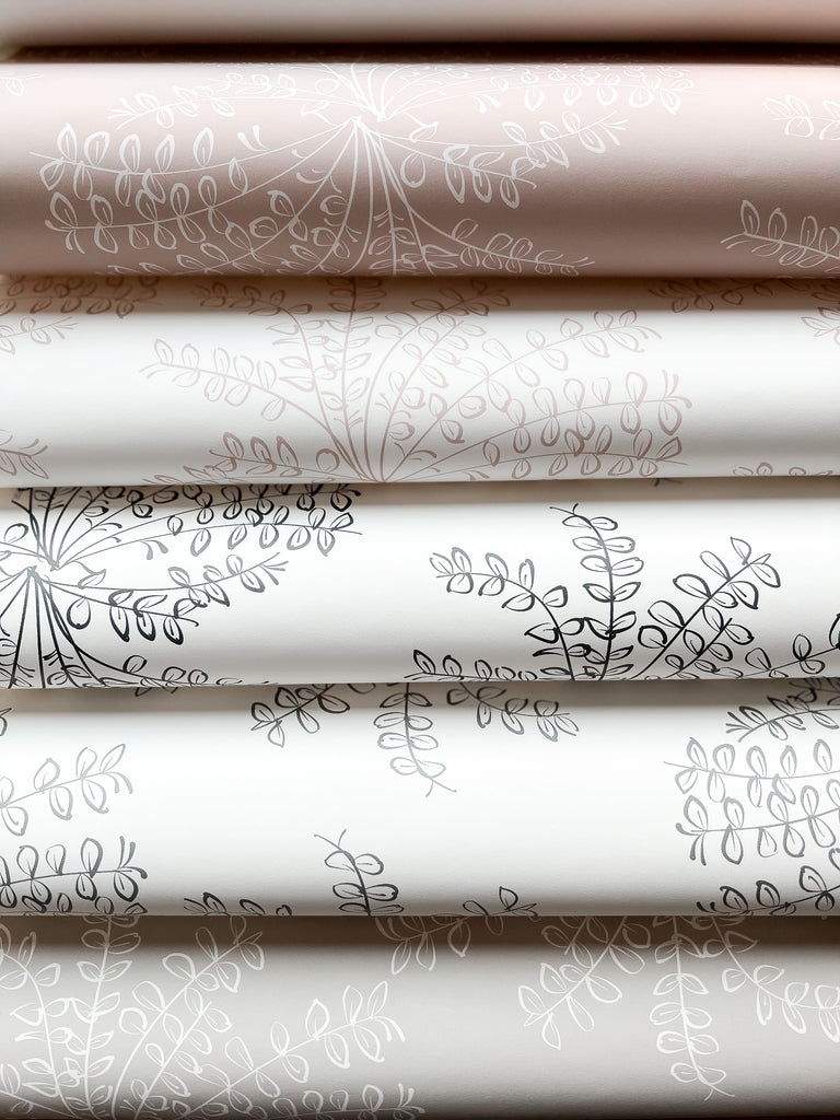 greige textiles wallcoverings wallpaper printed to order in the USA Ashbey and Ciennese