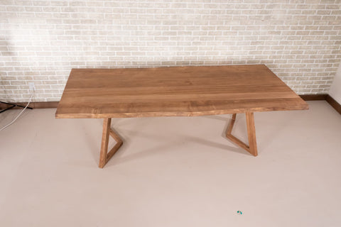 Coconut finish on white maple wood table