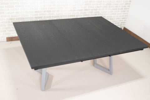 Black Ash Center Extension Dining Table