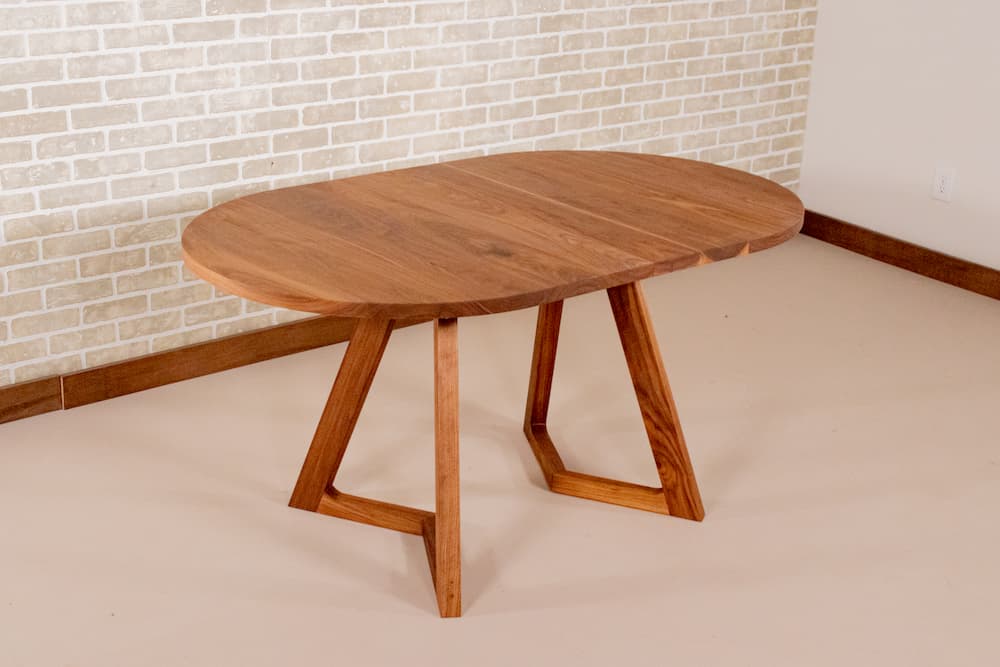 A Racetrack Oval Extension Dining Table