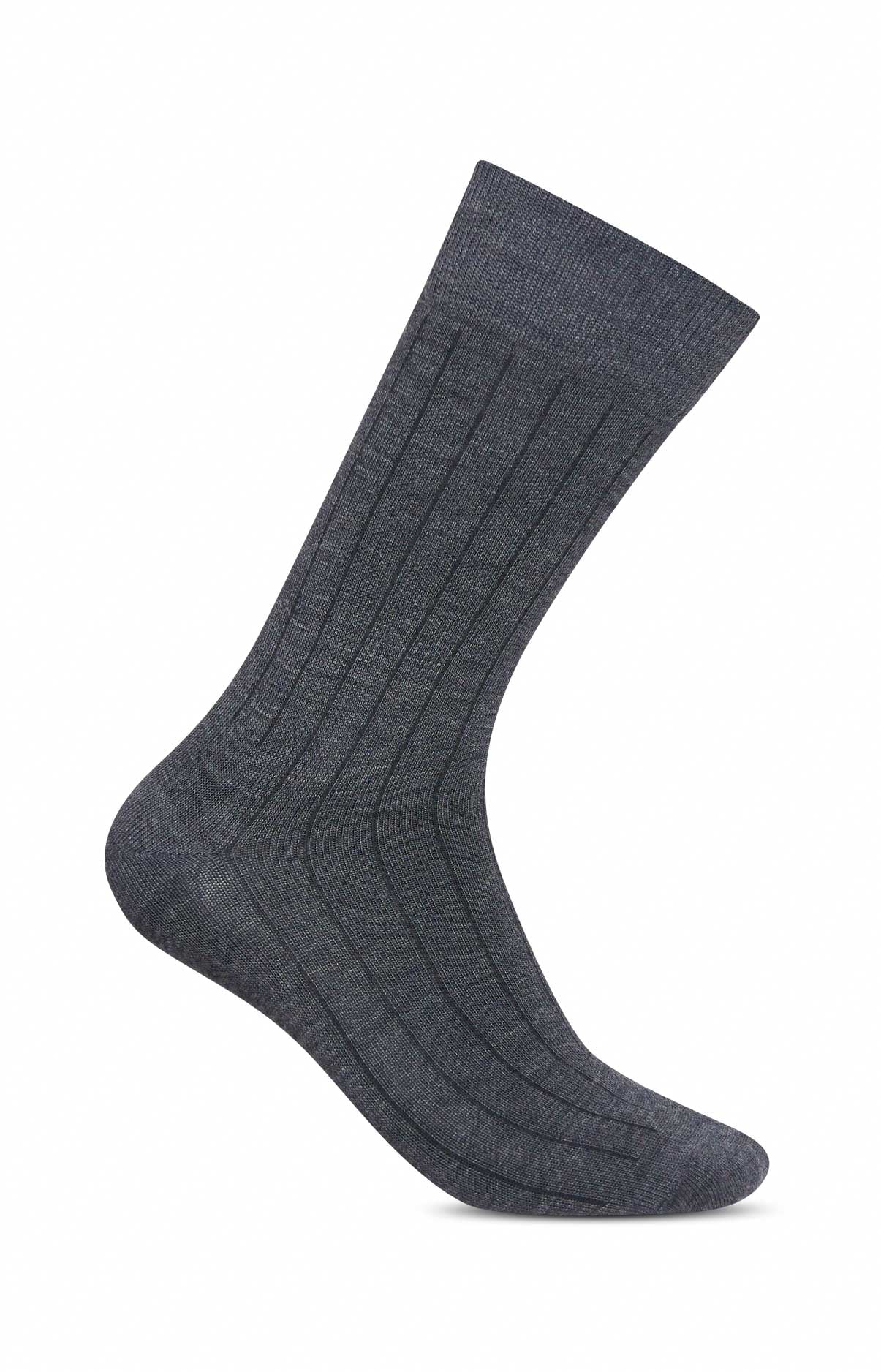 Chaussettes laine et cachemire - Anthracite