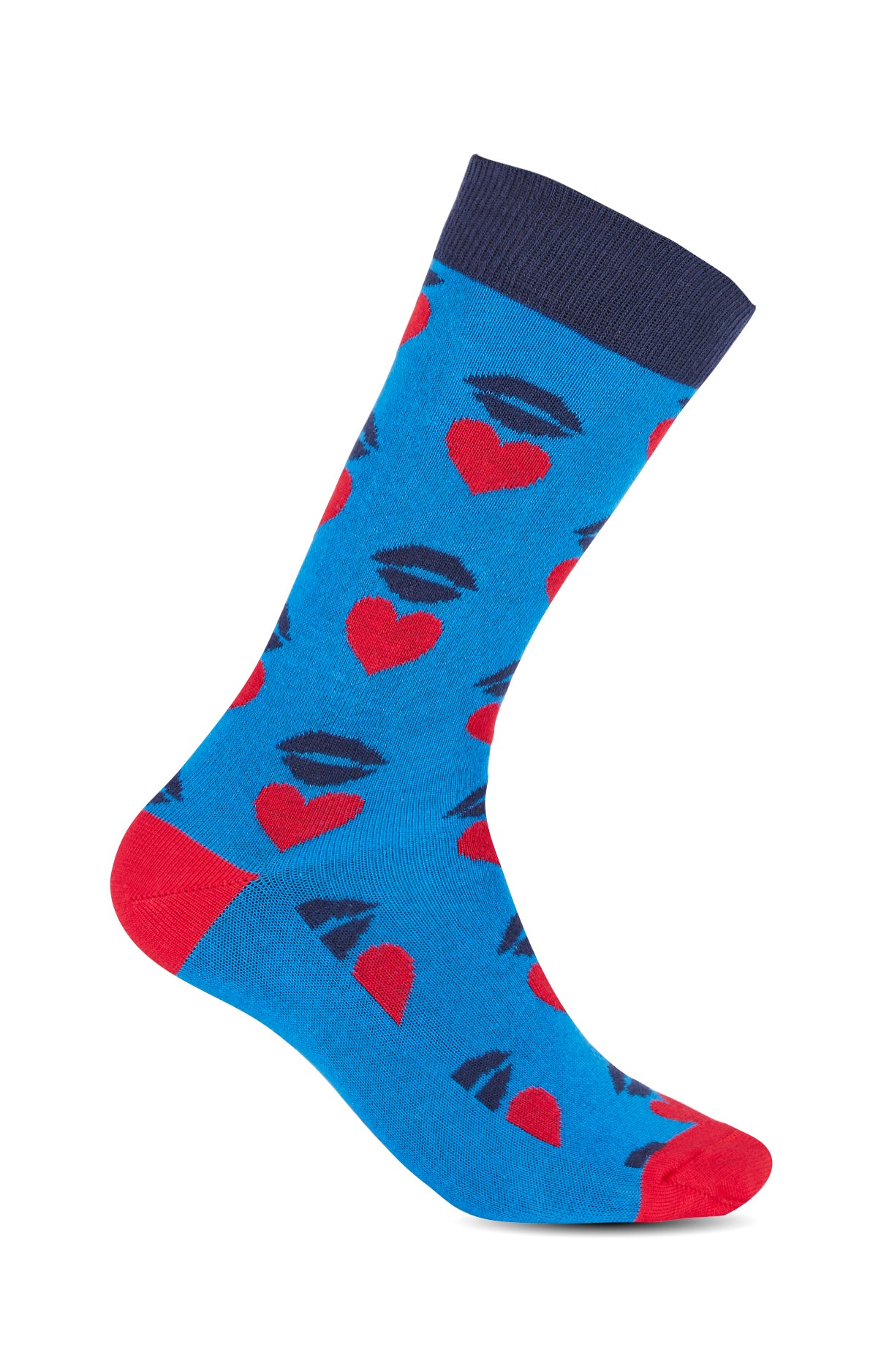 Chaussettes Bleu - Bisous