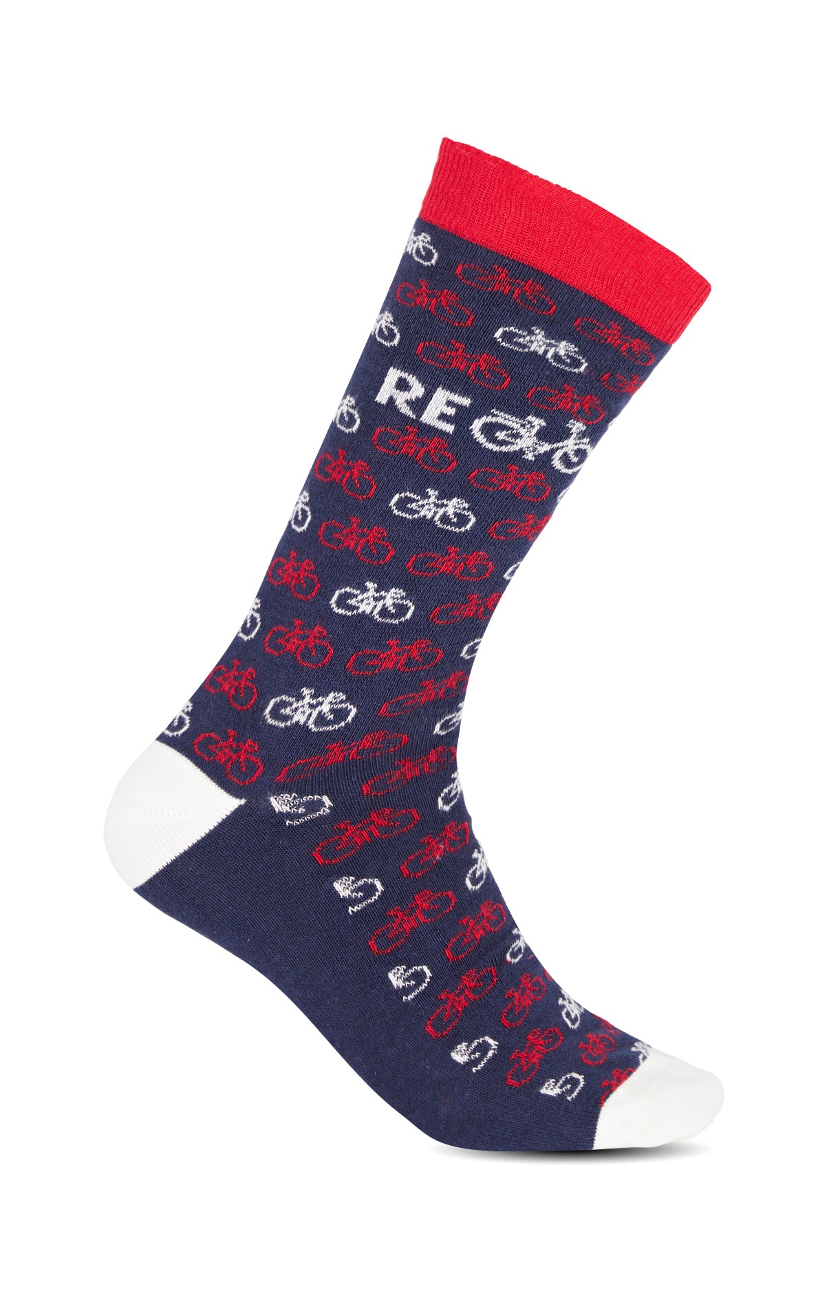 Chaussettes VÃ©lo - Marine