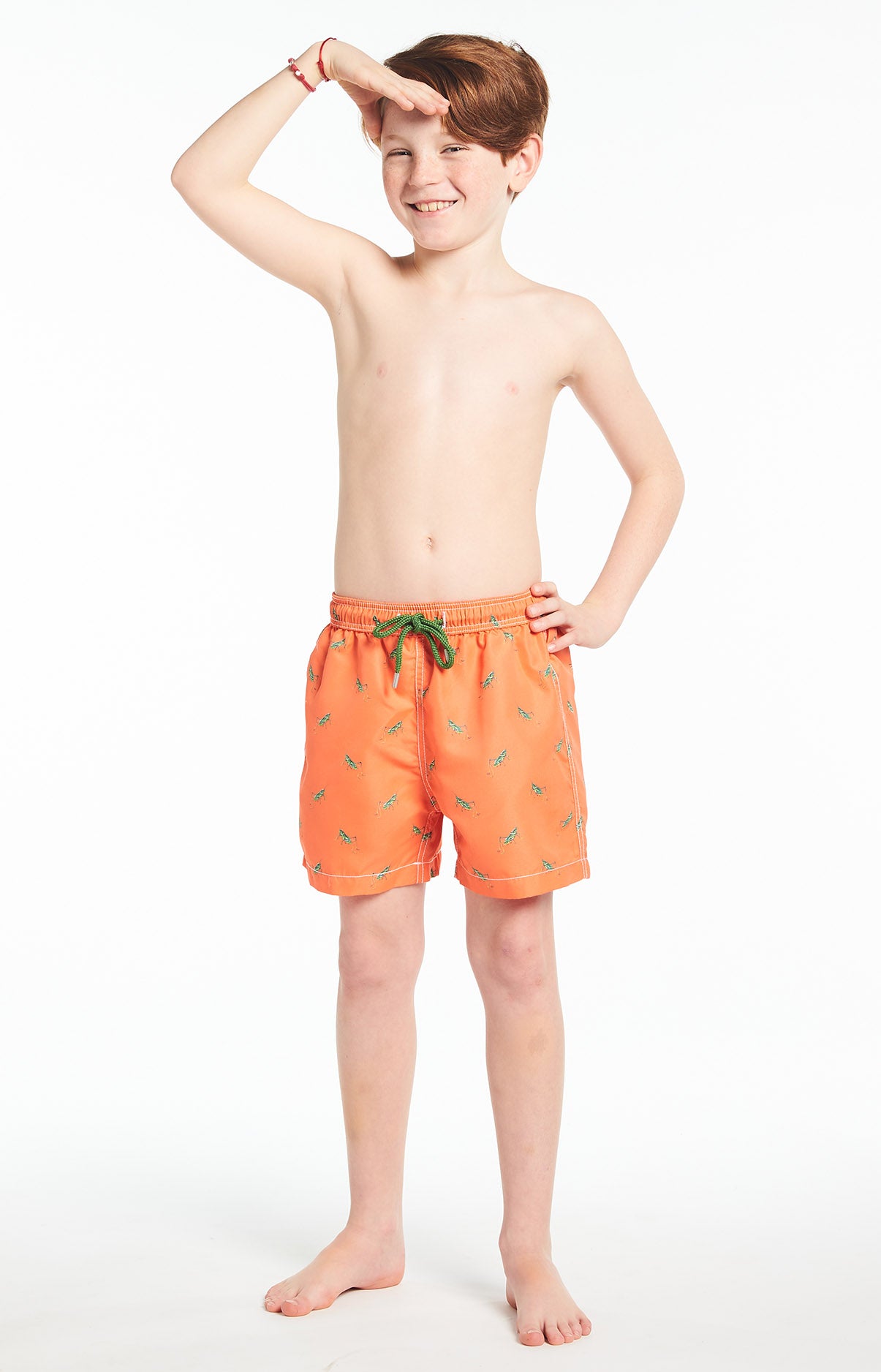 Short de bain Enfant Cricket - Orange