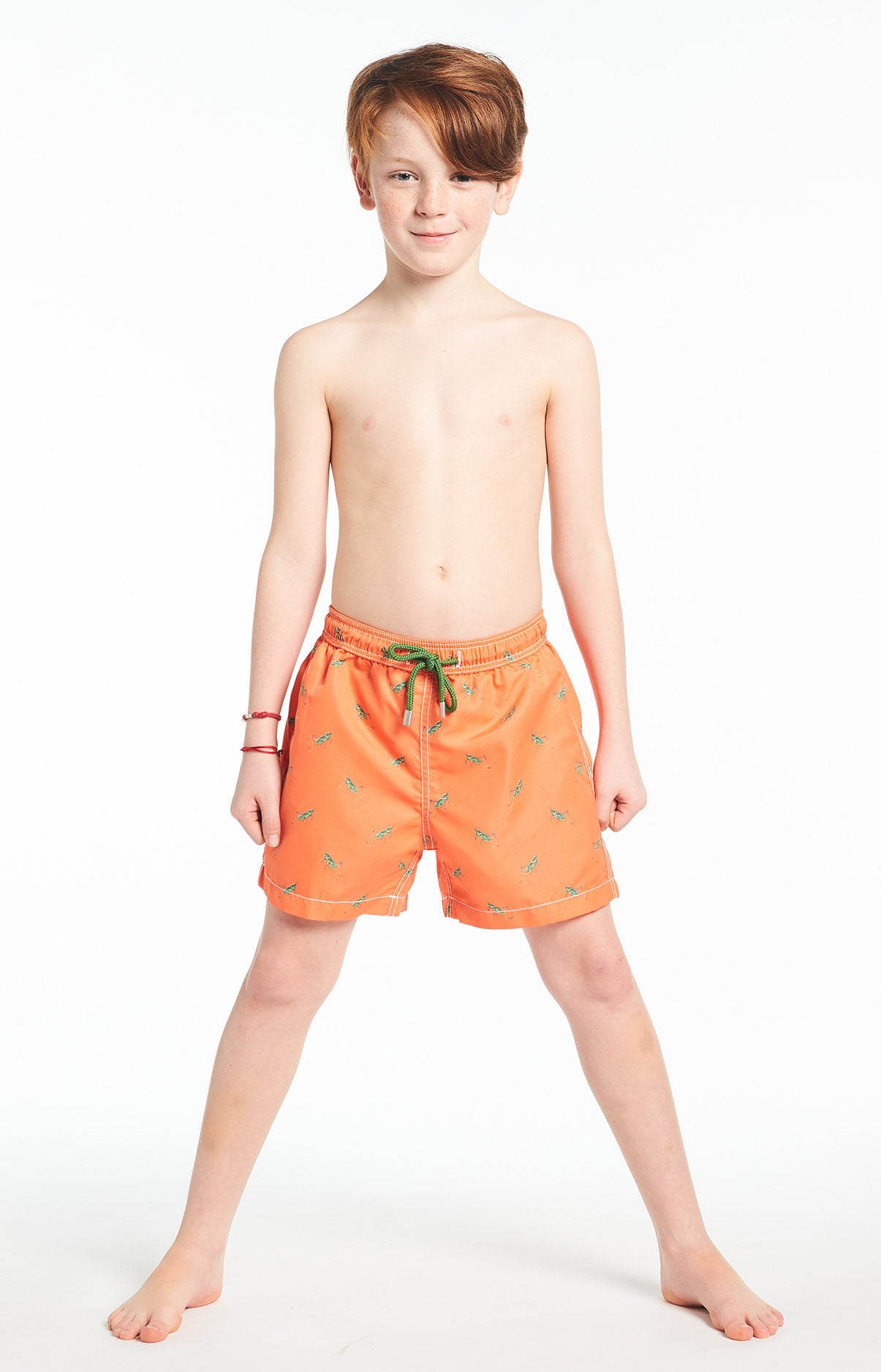 Short de bain Enfant Cricket - Orange