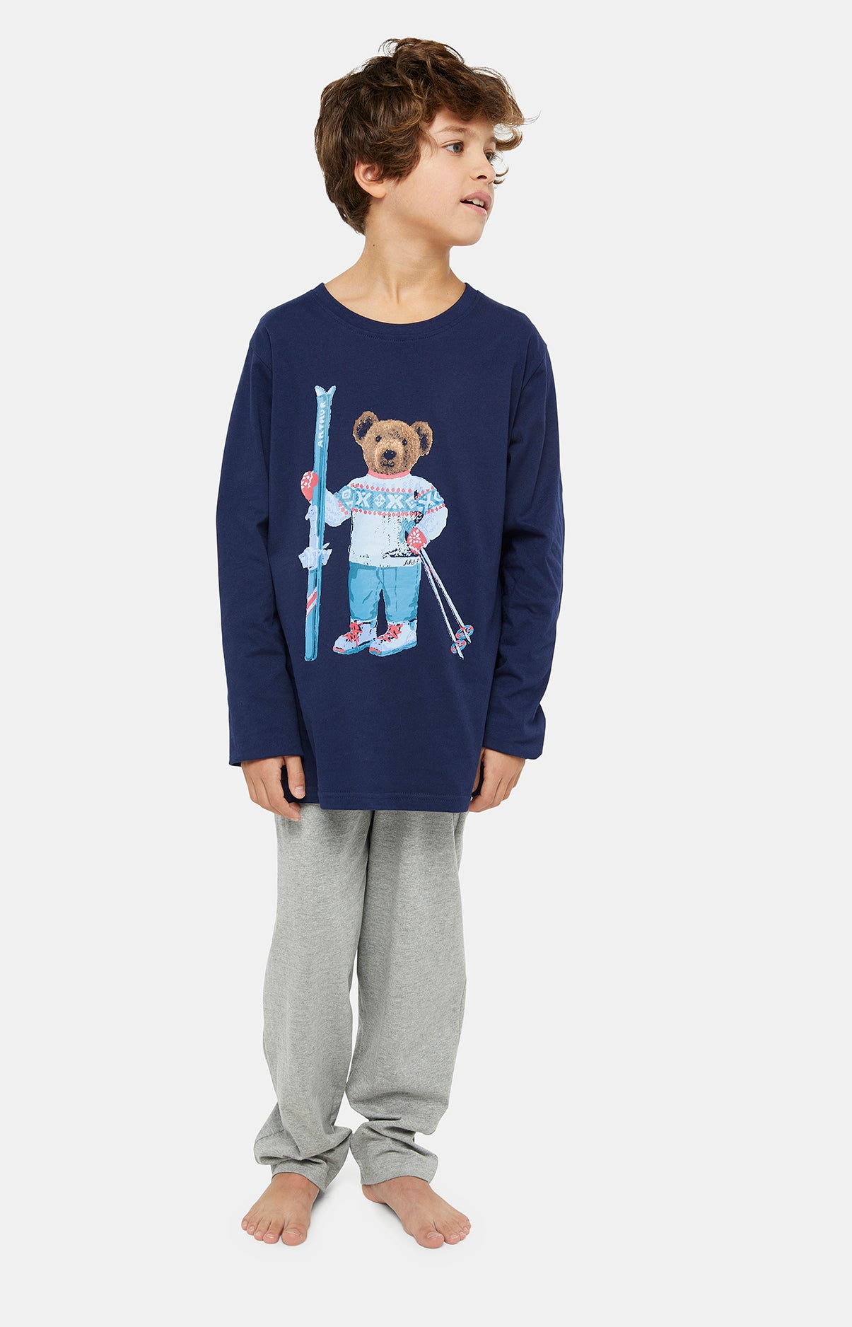 Pyjama Enfant Teddy - Violet