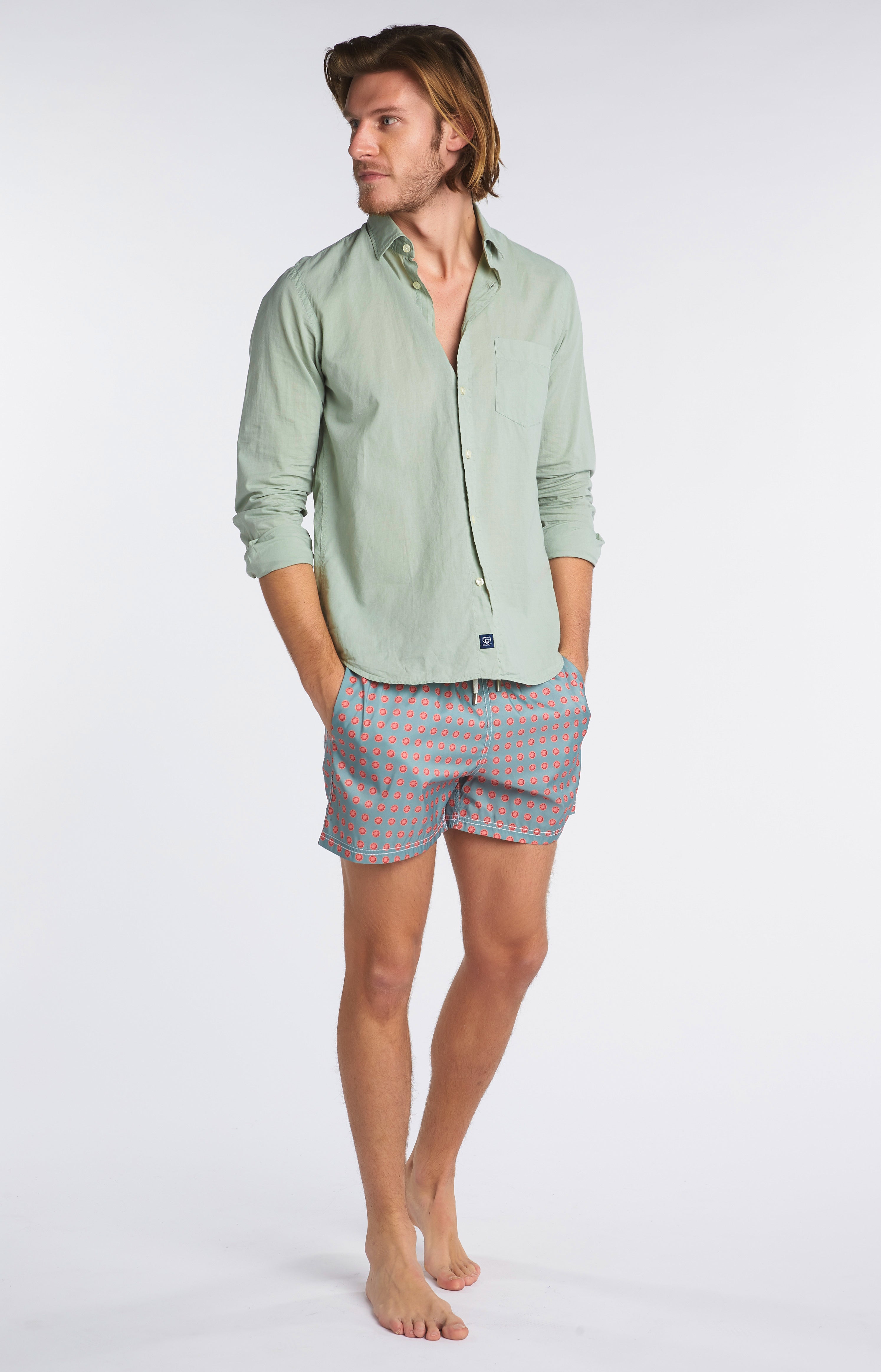 Chemise unie - Vert