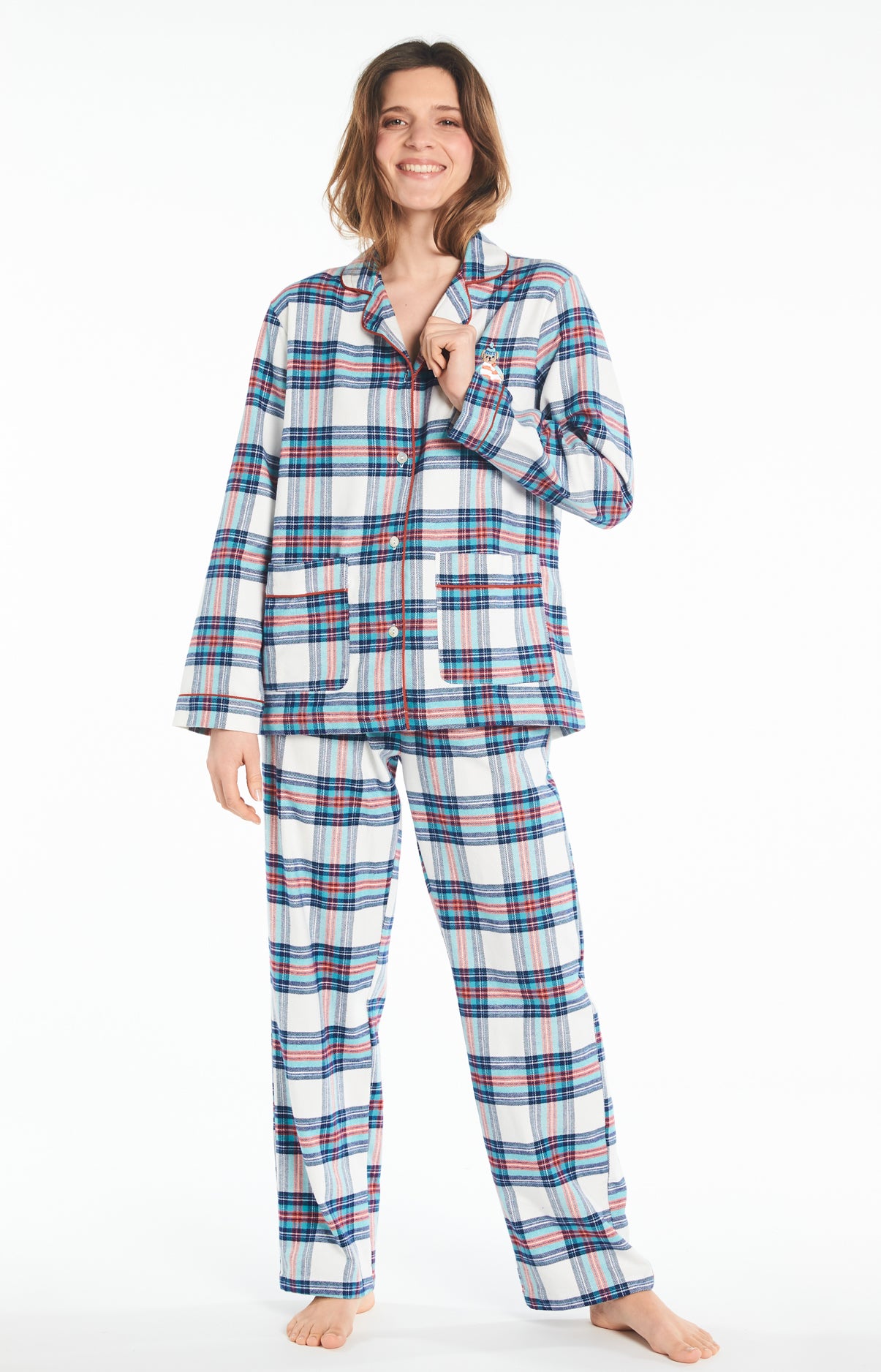 Pyjama Long Logan - Bleu