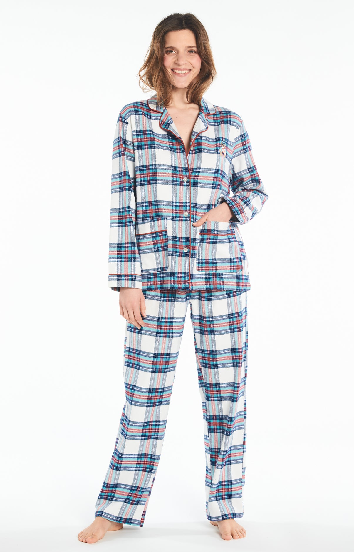 Pyjama Long Logan - Bleu