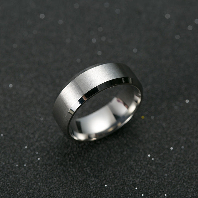 Titanium Ring Black Silver Gold – Trendeno