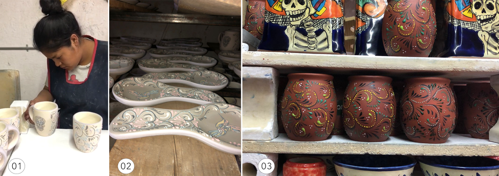 Stoneware and glazed ceramic from Mexico