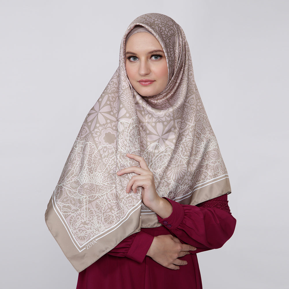 Saveria Scarf Khaki Zoya 