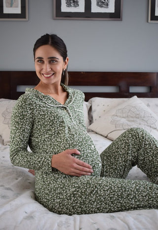 Clásico uvas Transformador Pijama Maternal y de Lactancia Mariana Oliva – Madremia