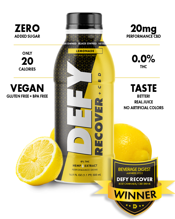 Image of RECOVER + CBD Performance Drink - Lemonade