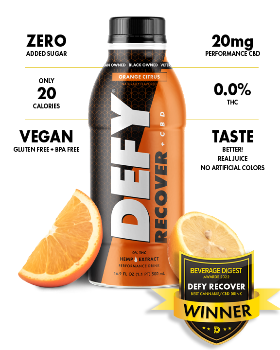 Image of RECOVER + CBD Performance Drink - Orange Citrus