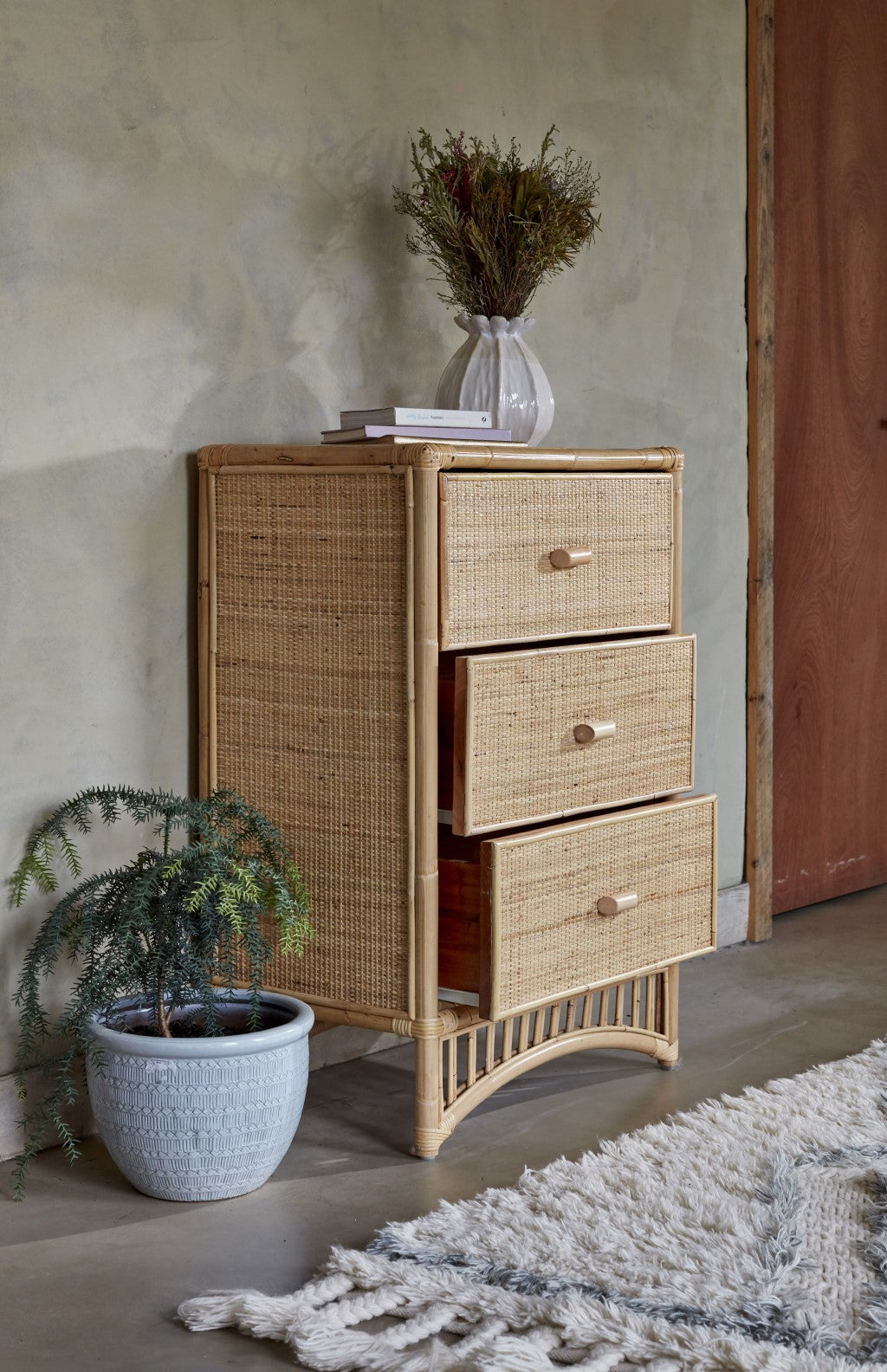 Iris Rattan Chest of Drawers – The Rattan Company