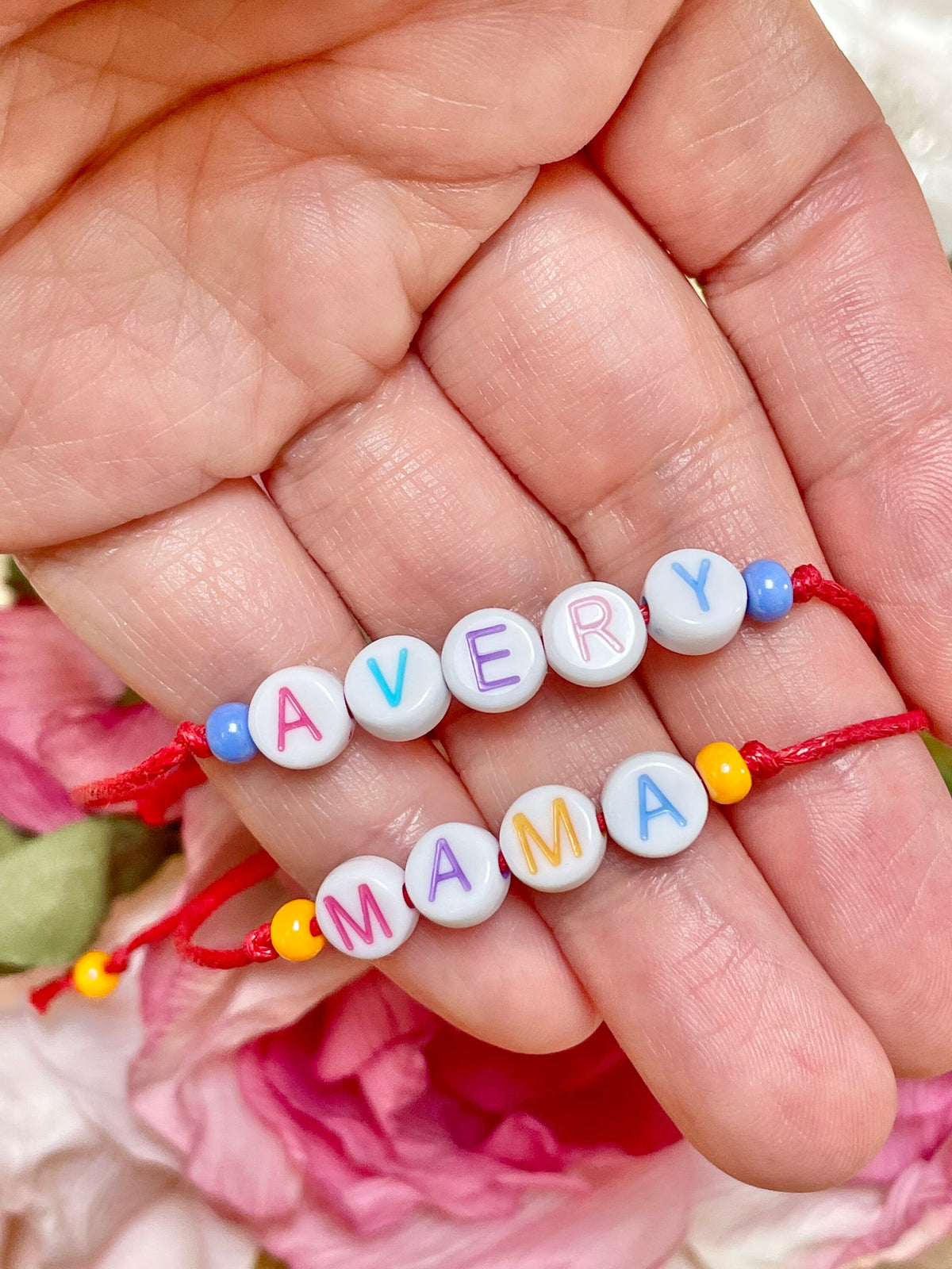 Back to School Comfort Bracelet for Little Boys Bracelet Little Girls Picture of Family or Pets with Personalized Message Separation Anxiety 1 Photo