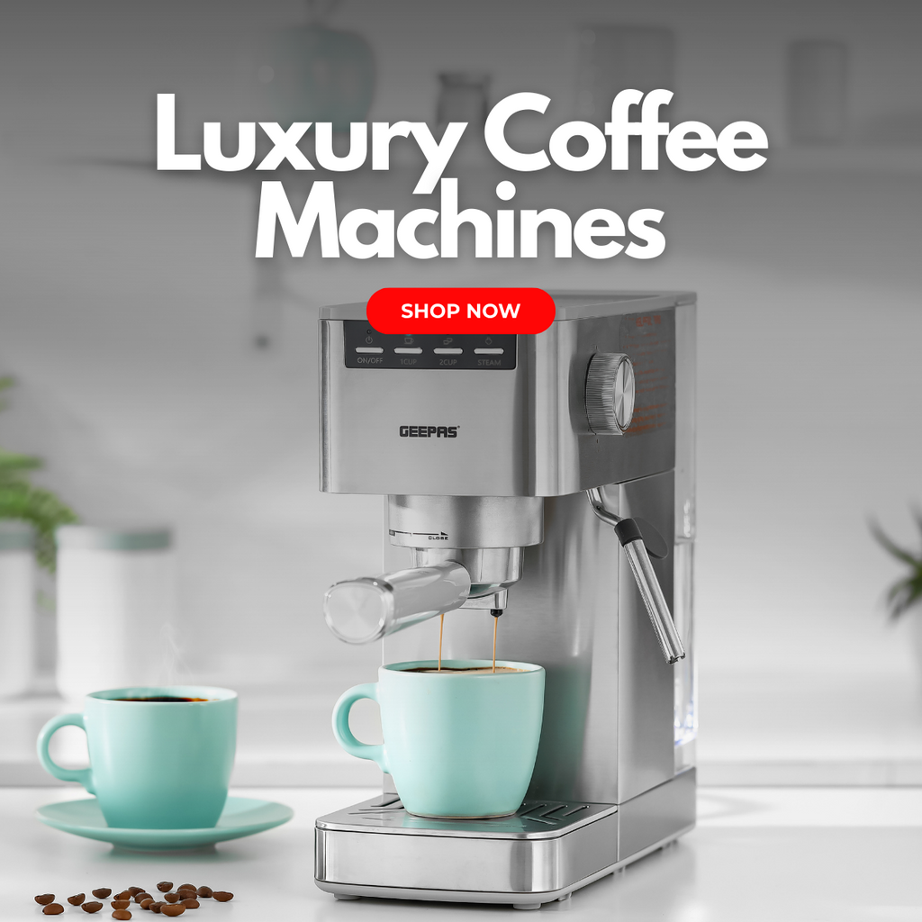 image showing off one of the luxury coffee machines on top of a kitchen countertop