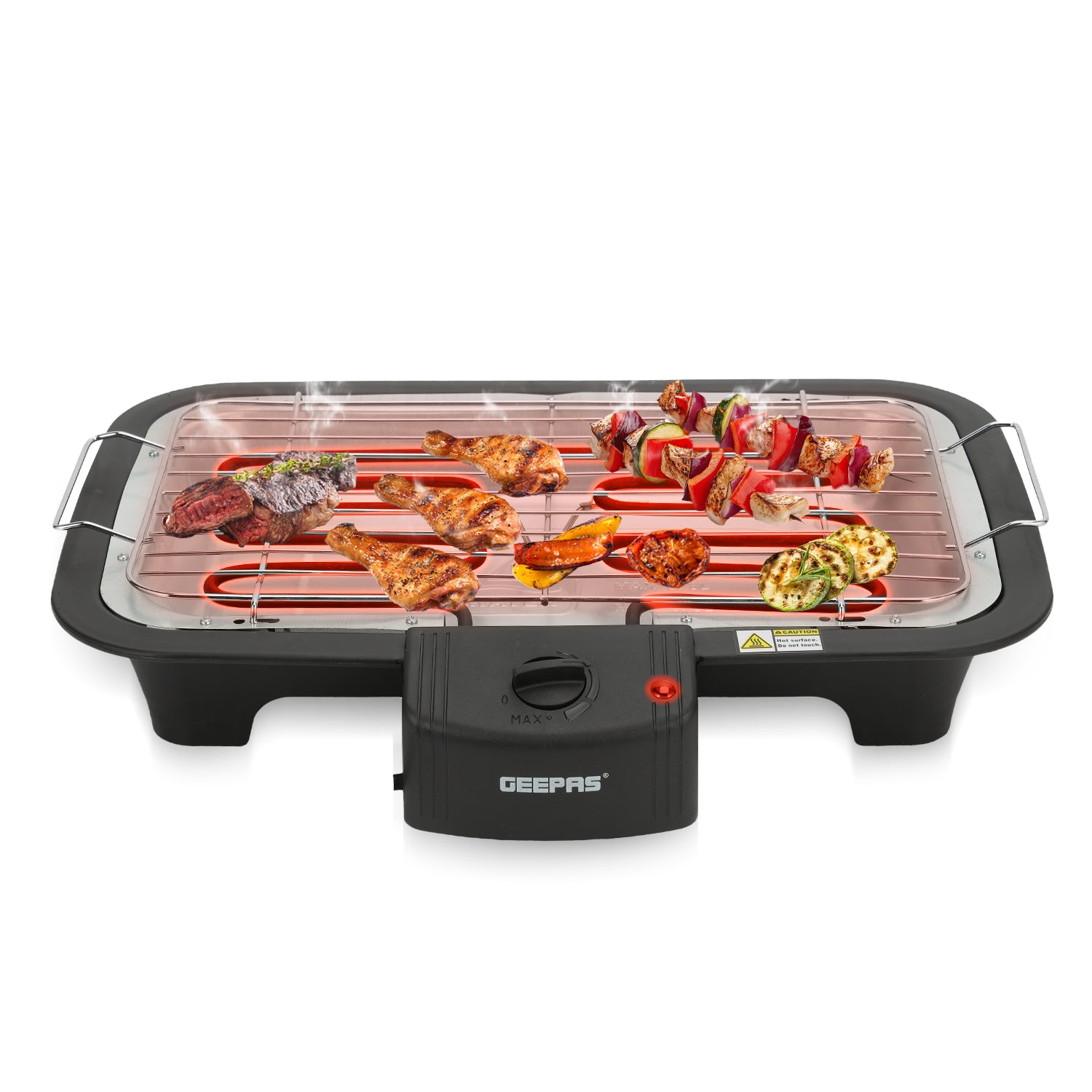 Image of Indoor Smokeless Tabletop Electric Grill BBQ 2000W