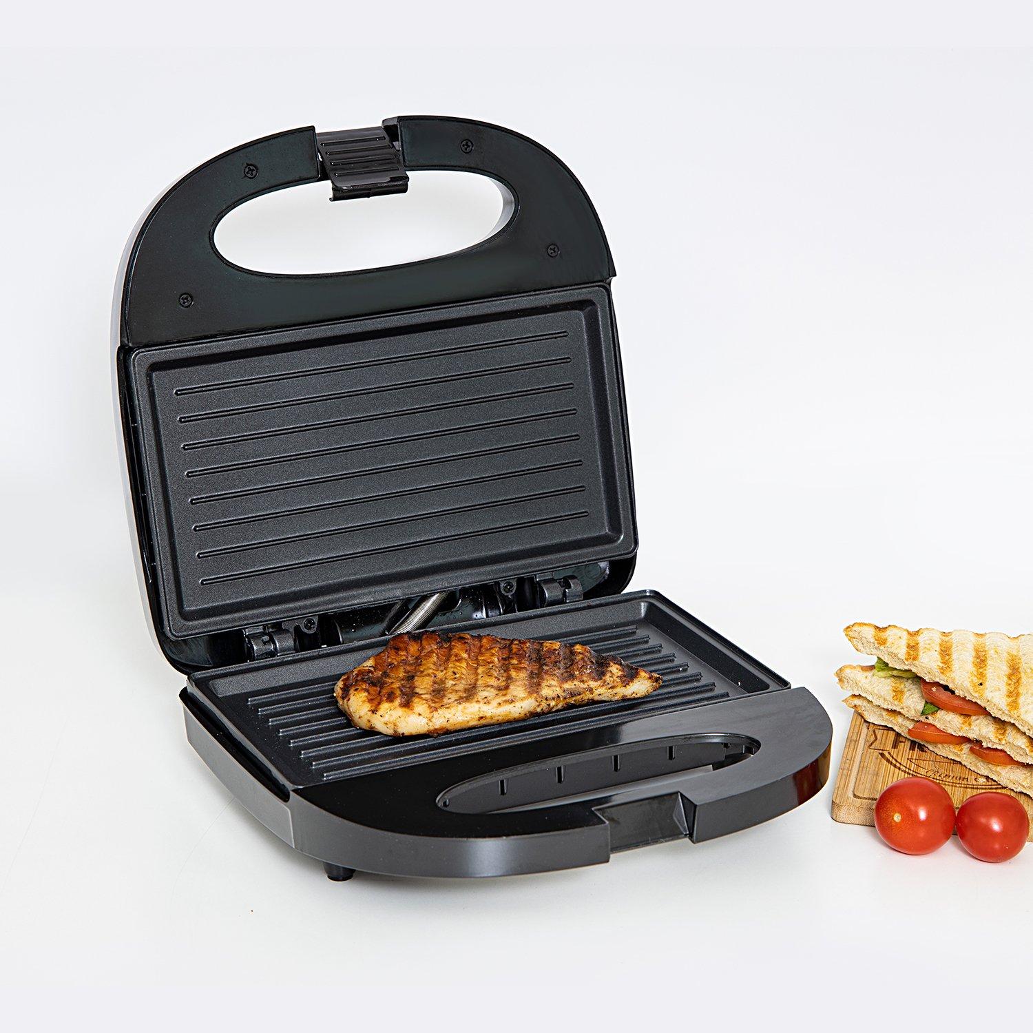Image of 2-Slice Panini Sandwich Press & Griddle Grill