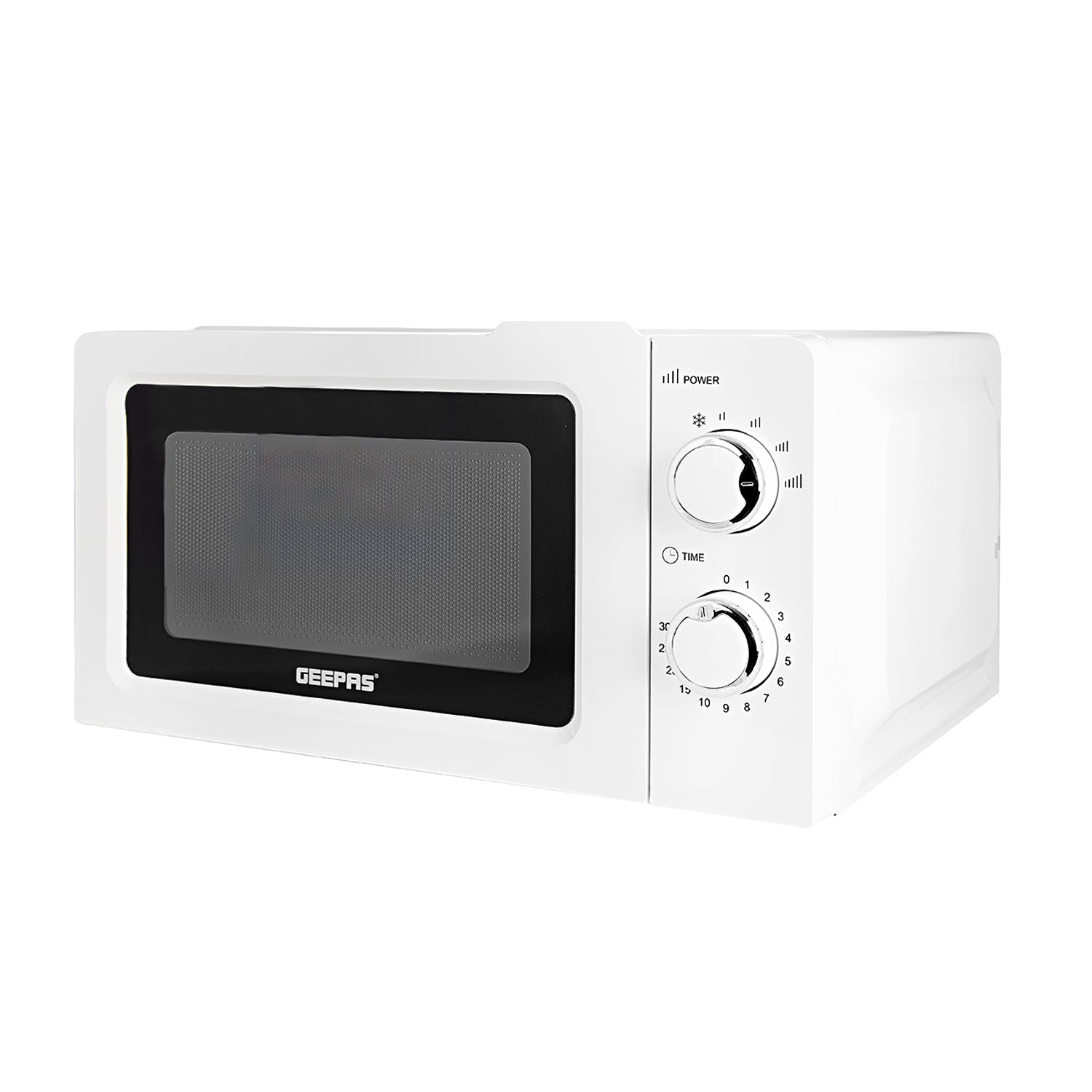 Photos - Microwave Geepas 20L Solo Freestanding White  Oven GMO1899 